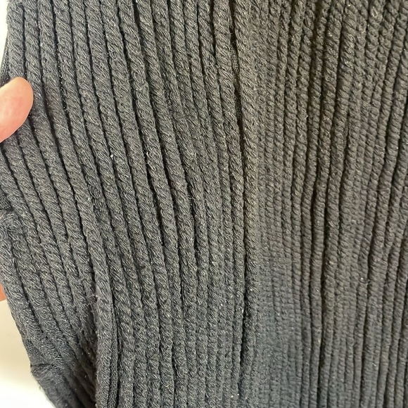 Mod Patterned Dress Carven Knee Small Black Rope Shift Mini Real Real Little LBD - Picture 12 of 16